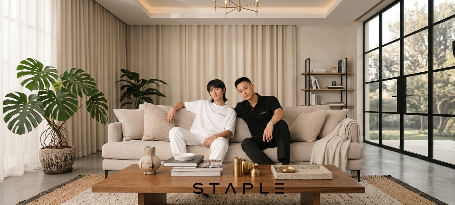 Staple footer image